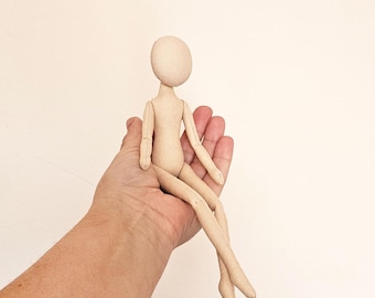 doll body-10"  rag doll body, the body of the doll made of cloth