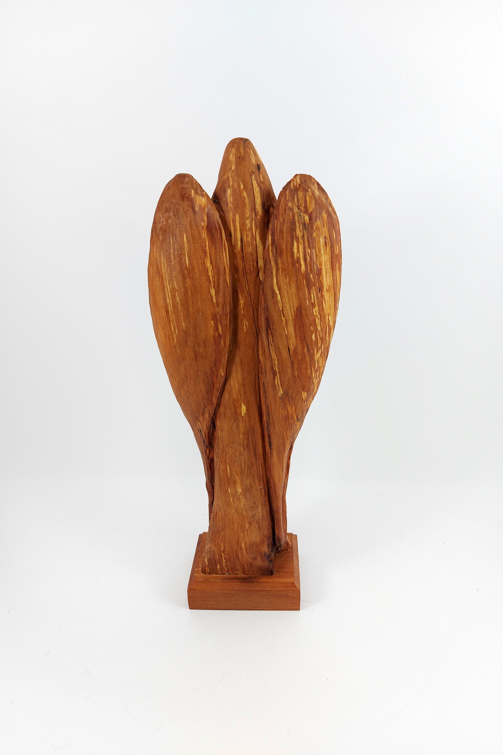 木製エンジェル 木製エンジェル、木製エンジェル、ウォールナット - Etsy 日本