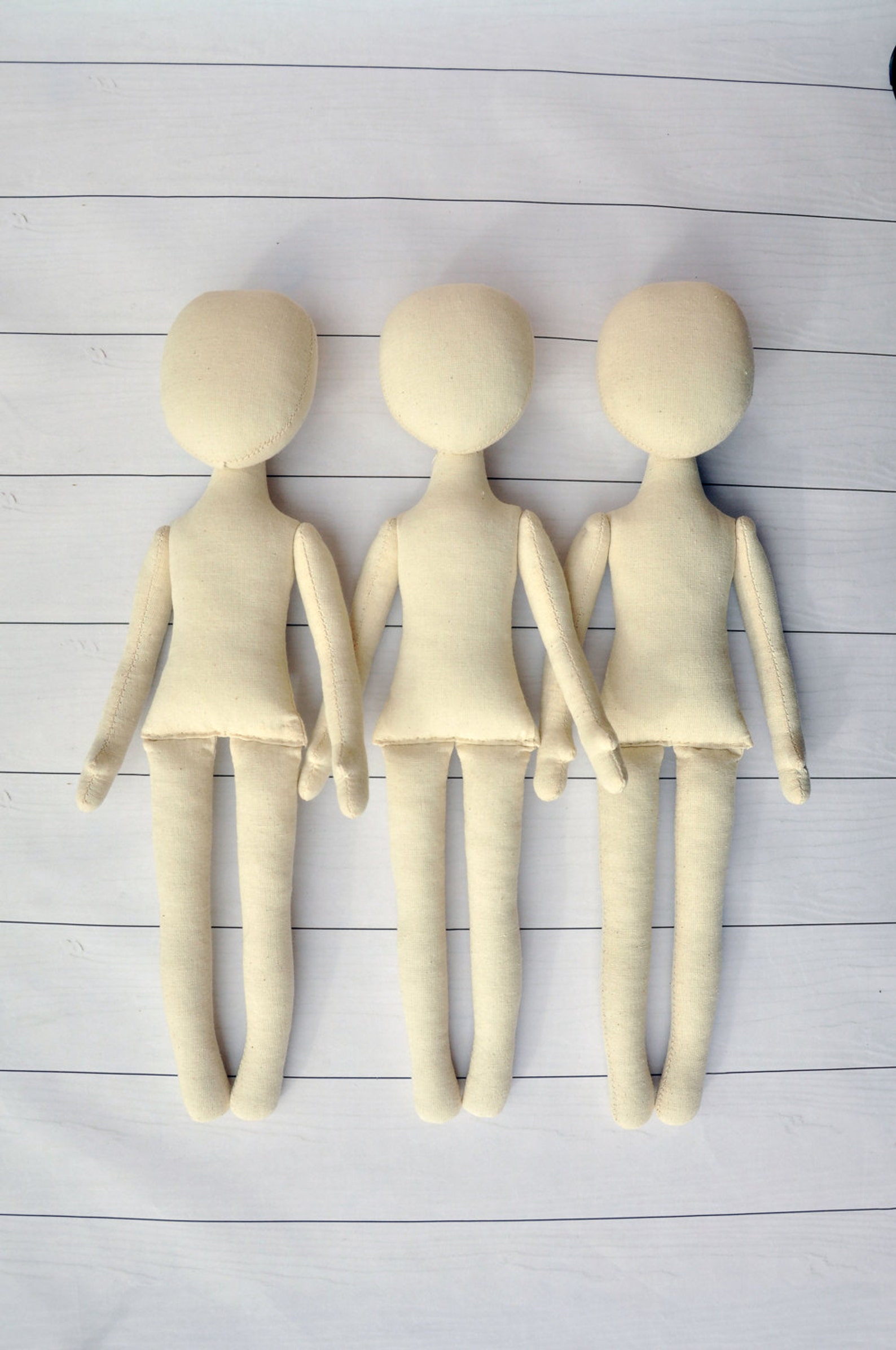 3 Blank doll bodies 15 Anna Doll blank rag doll | Etsy