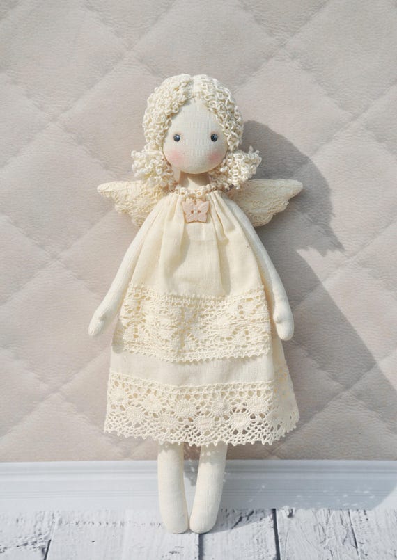 FATA Principessa Doll Bambola di stoffa Tilda Doll Bambola di pezza 6 cm di altezza 