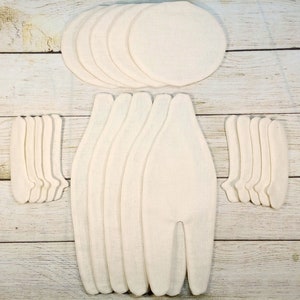 non-stuffed rag cloth dolls 9 &quot;, ragdoll body,the body of the doll made of cloth