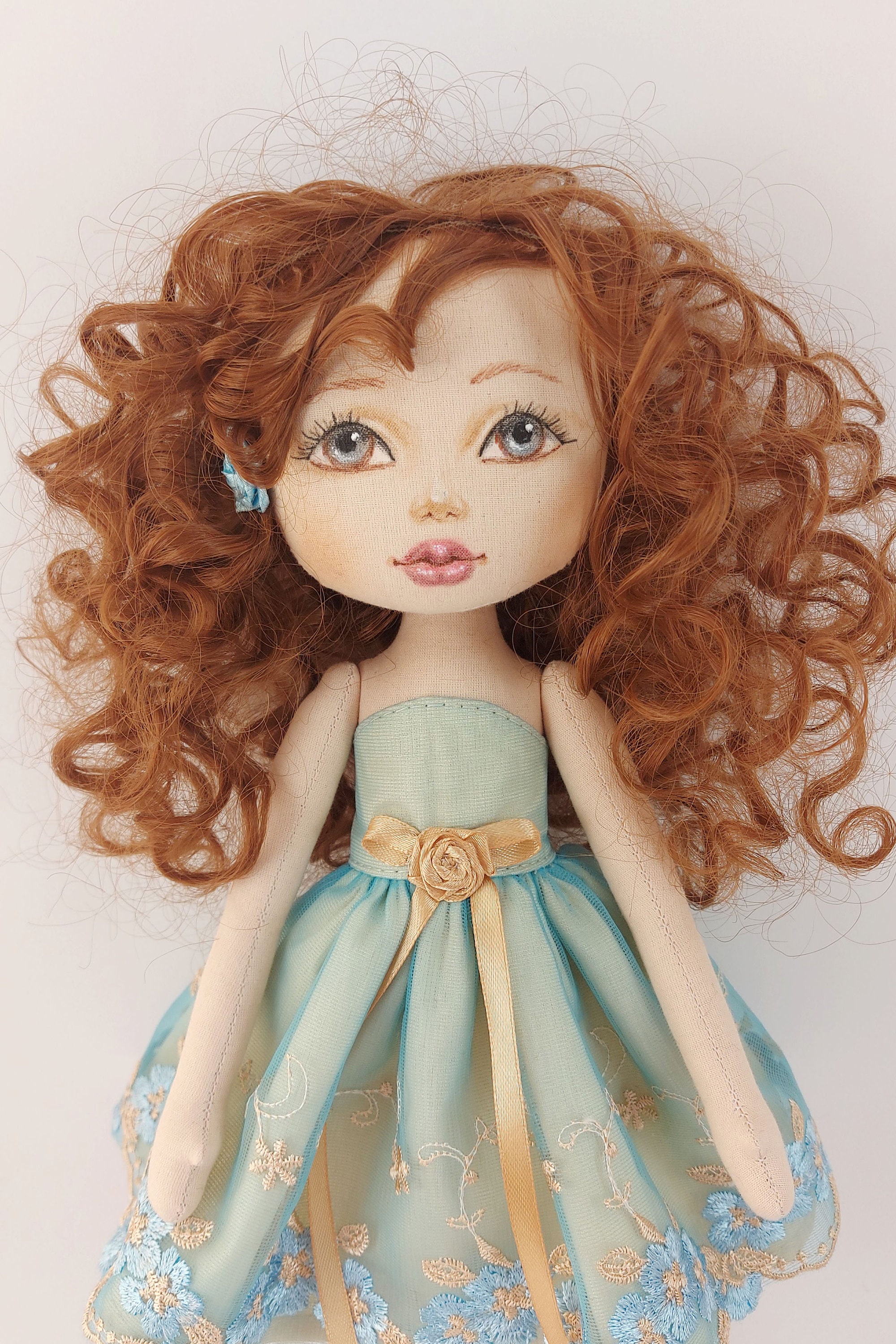 Curly hair tress for dolls length 20 cm 9 inch. Etsy