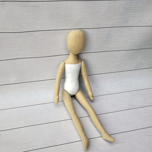 Blank doll body-14,5&quot;,blank rag doll, ragdoll body,the body of the doll made of cloth