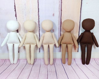 5 Blank doll body-6",  blank rag doll, ragdoll body,the body of the doll made of cloth