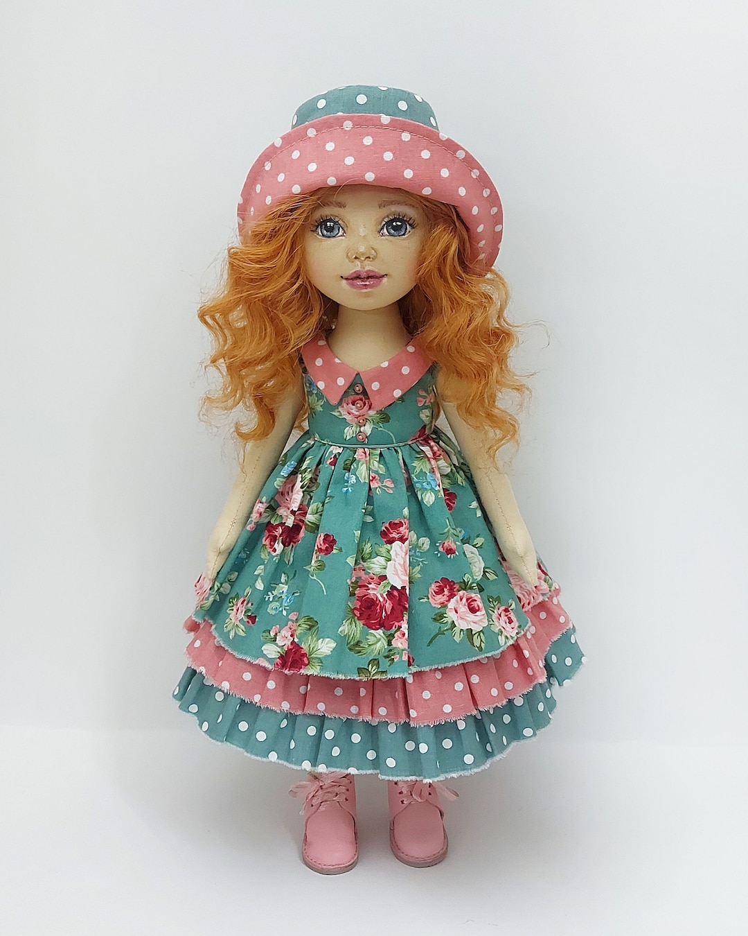 Collectible Rag Doll 15 handmade Doll in Removable Clothes Etsy UK