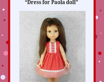 PDF Dress for Paola Reina doll Pattern sewing dresses for dolls, sewing tutorial, PDF