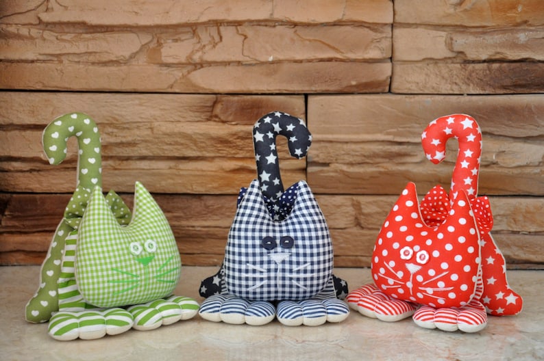 Plush cat kitten rag cat cat toy image 3