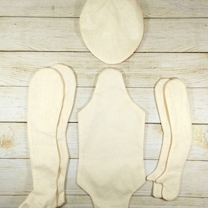 Blank doll body-18" Textile  blank rag doll body А Doll l made of cloth