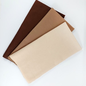 Doll skin fabric,Set of 3 fabrics, Cotton  19.6 &quot;x20&quot;