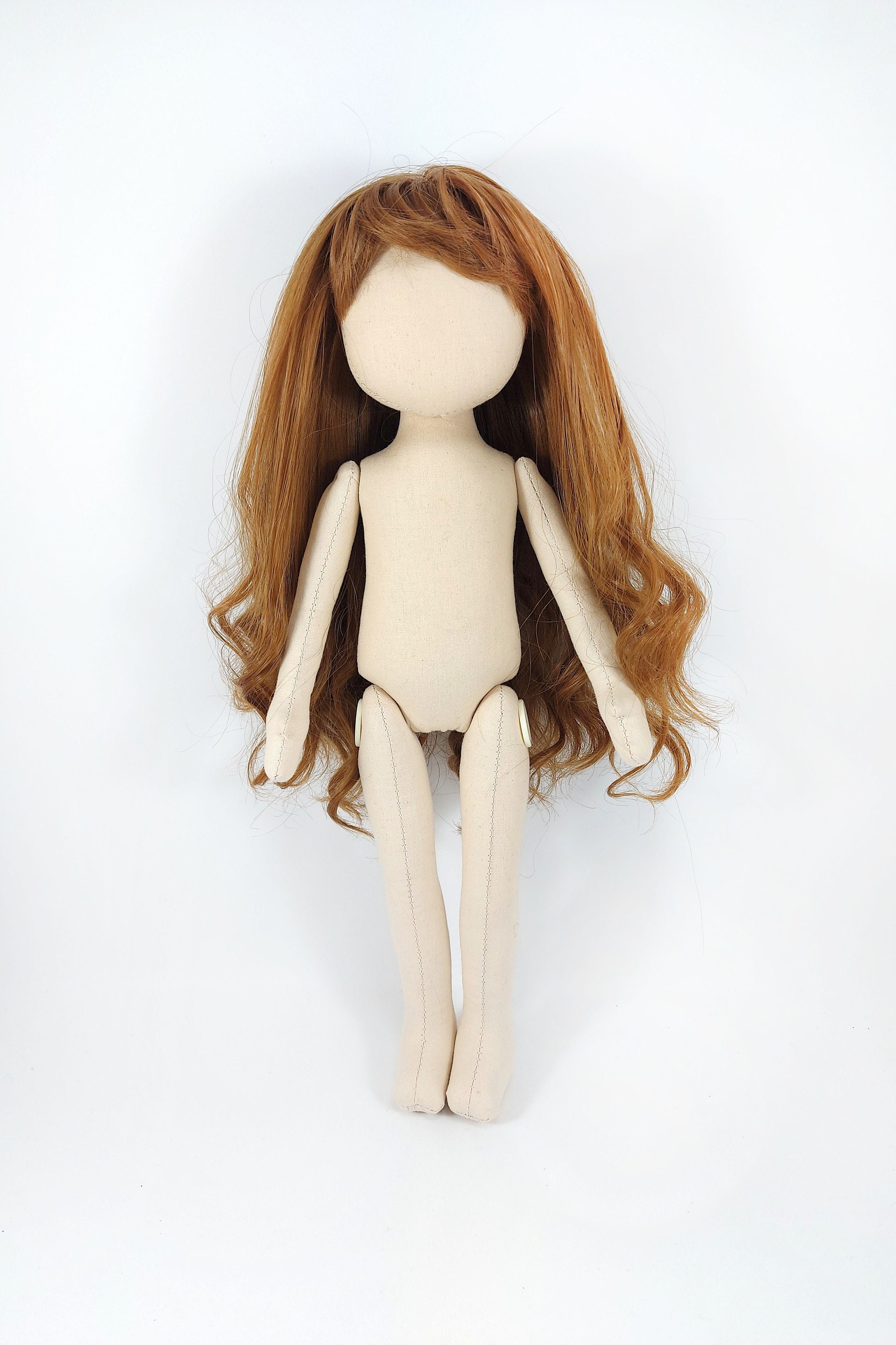PDF Cloth Doll Pattern 16'', Blank Doll Body Sewing Tutorial, Soft Doll  Pattern, Rag Doll Body -  Israel