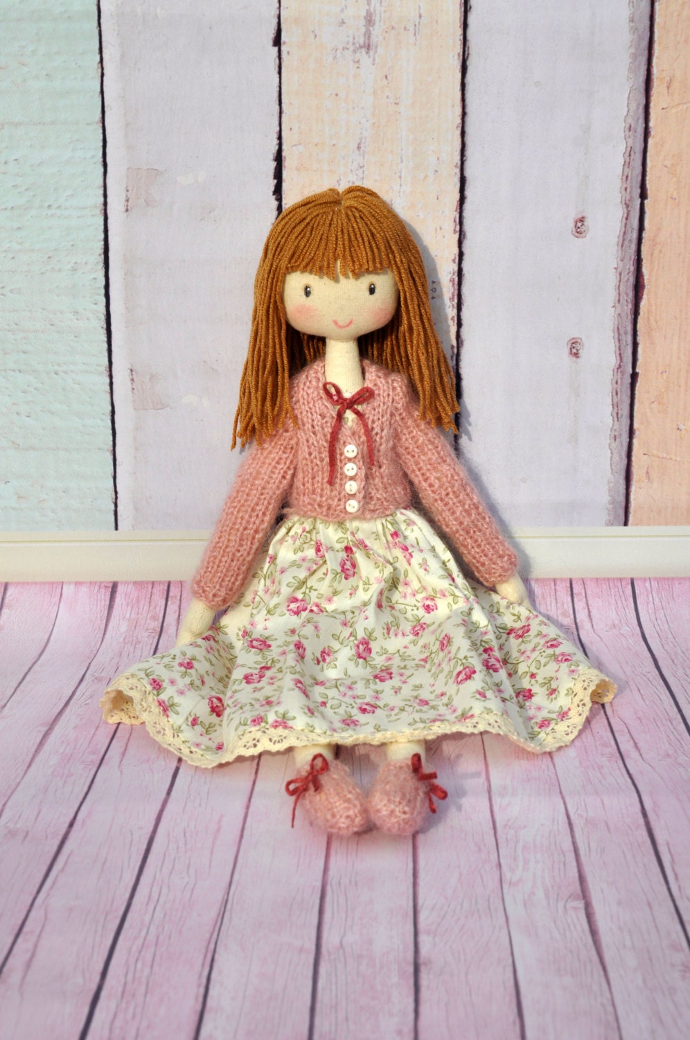 Textile doll decorative dollcollectible dolls doll cotton Etsy