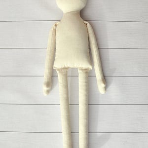 PDF, Cloth Doll Pattern 18 ,Soft Doll Pattern, primitive doll image 2