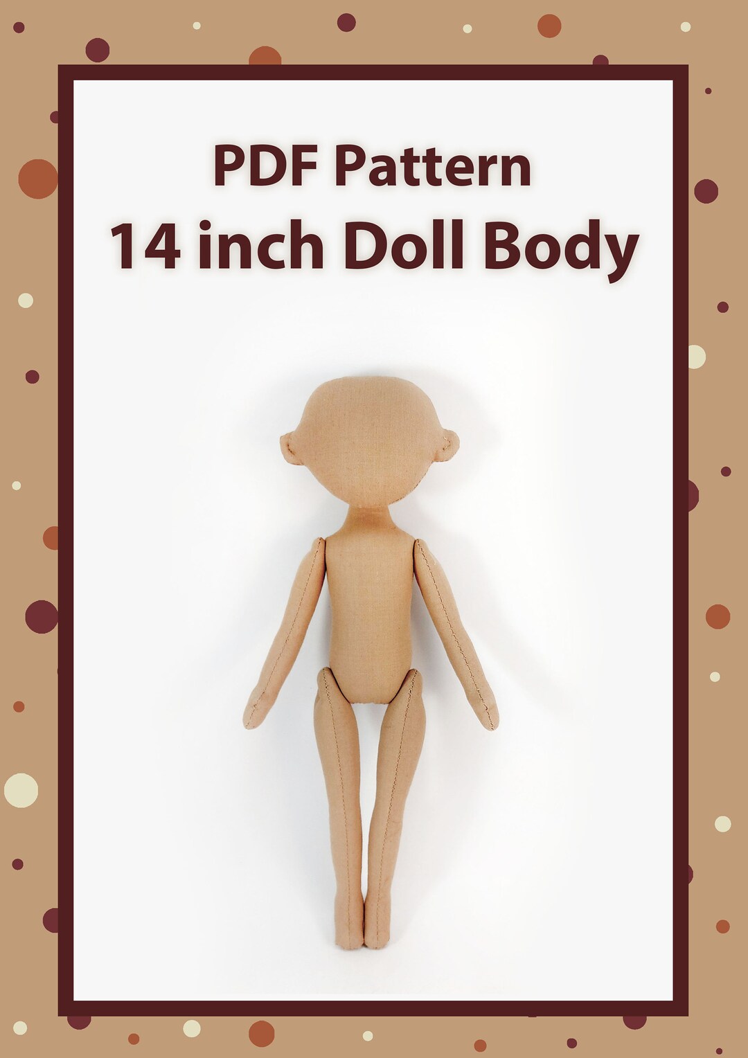 PDF, Cloth Doll Pattern 14 , Soft Doll Pattern - Etsy