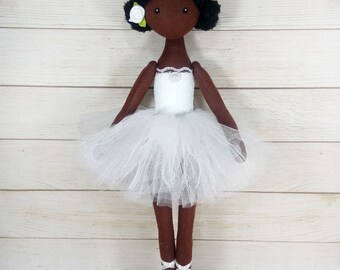 Ballerina Doll,textile Doll, Decorative Doll,collectible Dolls