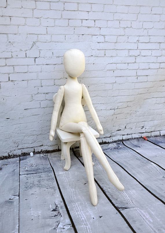 Blank doll body-18 blank rag doll ragdoll body the body of the