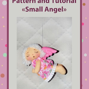 Petit modèle d’ange en tissu 7 », tutoriel de couture PDF, modèle de poupée douce
