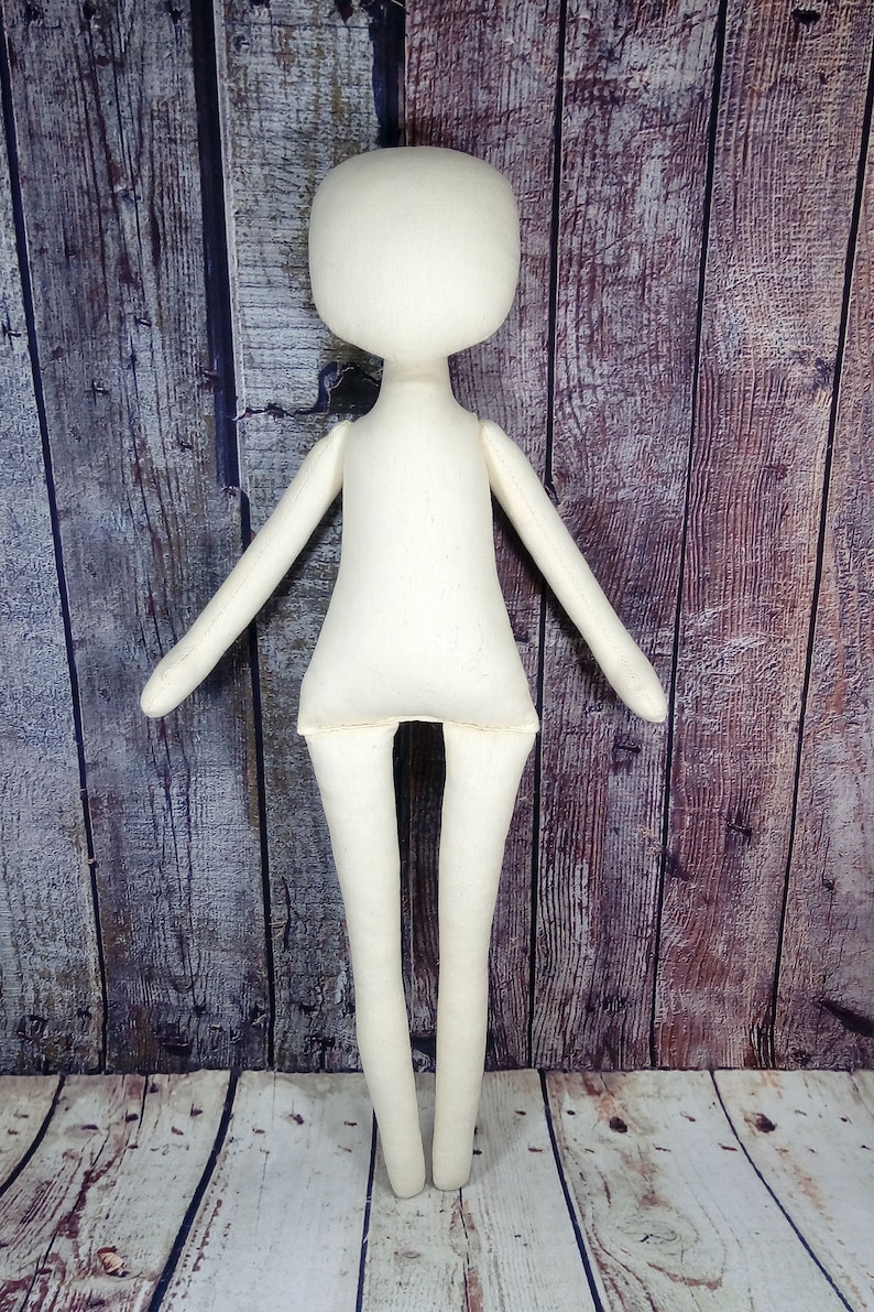 Blank Doll Body16 Blank Rag Doll Body the Body of the Etsy