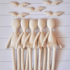 5 Blank doll body-13&quot;,  blank rag doll, ragdoll body,the body of the doll made of cloth