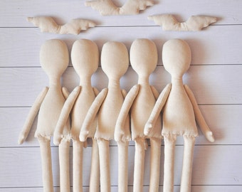 5 doll body-13",  ragdoll body,the body of the doll made of cloth