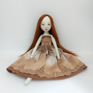 princess doll Textile doll decorative doll  fairy  cotton rag doll