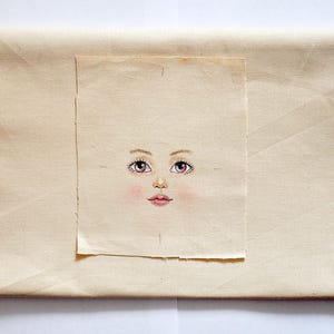 Set for doll body, the body of the doll made of cloth, Set for textile doll
