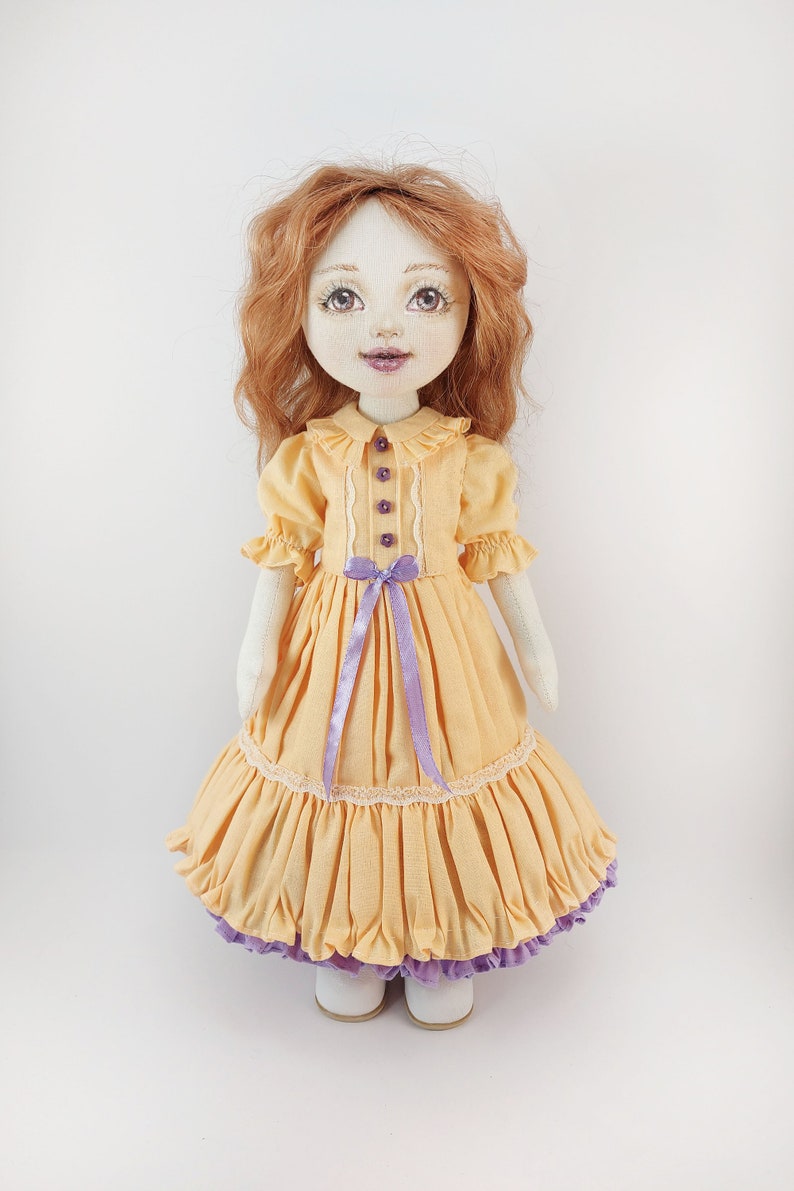 Collectible Rag Doll 15 handmade Doll in Removable Etsy