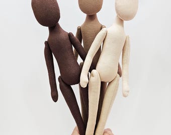 Rag Doll Body Blank-12" for your doll making ideas