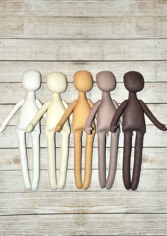 Perfeclan Blanko Puppenkörper 33cm - DIY Plüschpuppe Zum Bekleiden