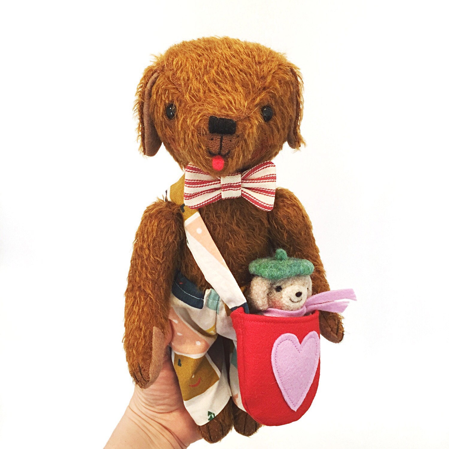 Puppy dog stuffed toy, dog stuffed animal, handmade toys, kawaii dog