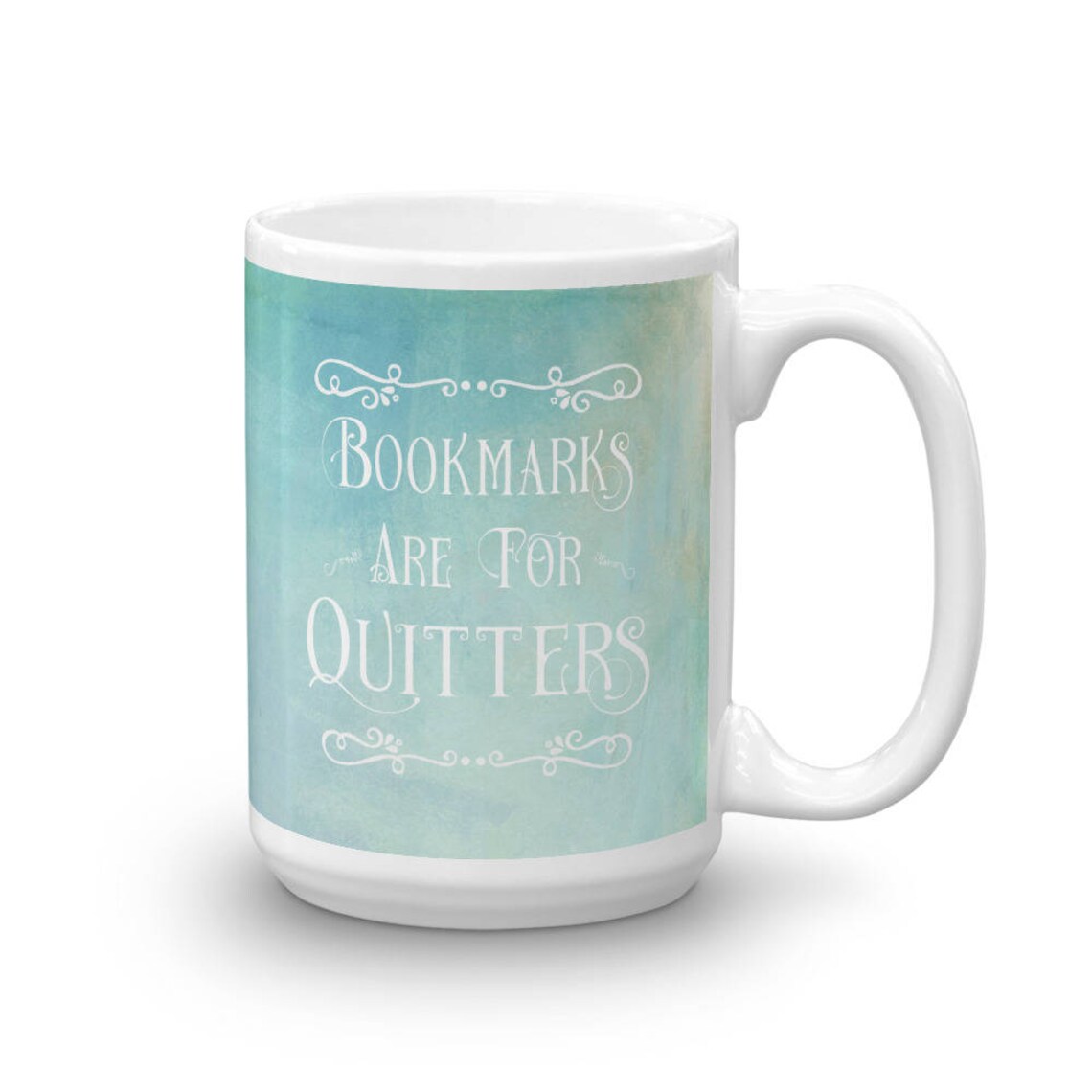Bookmarks Are for Quitters Awesome Book Lovers Gift Mug Etsy
