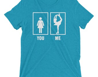 You Me Figure Skating Short sleeve t-shirt for Figure Skaters Adult Figure Skating