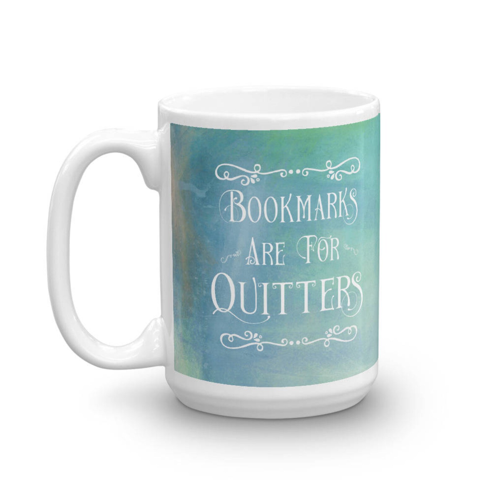 Bookmarks Are for Quitters Awesome Book Lovers Gift Mug Etsy