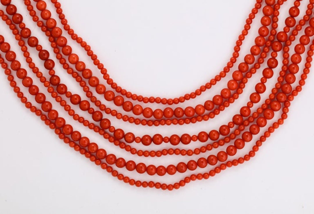 Collana in Corallo Rosso del Mediterraneo – Sardegna