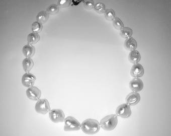 Baroque Pearl Choker|Pearl Necklace