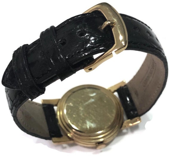 Vintage Rubina 14 Karat Gold Automatic Wristwatch… - image 3