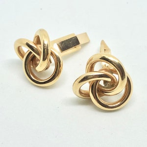14k Gold Cufflinks| unisex| Bowknot Style Cufflinks