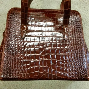 Vintage Revillon Alligator Bag