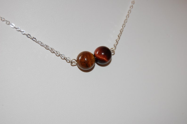 Tigers Eye Necklace,Travelers Stone Protection Stone,Solar Plexus Stone,Circle Jewelry,Gift ideas for her,Dainty Pendants,Tigers Eye Crystal