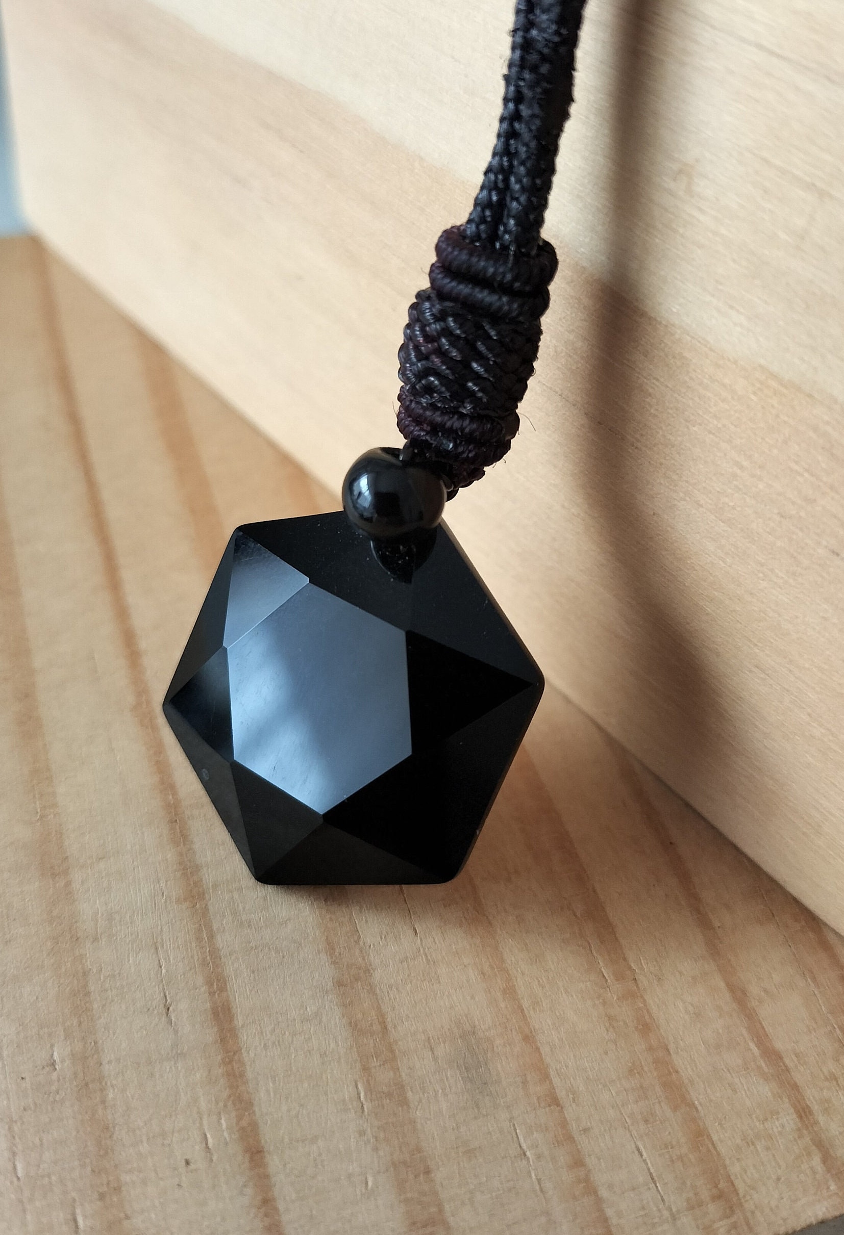 Obsidian Necklace the Protection Stone 