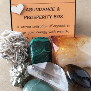 Crystal Kit For Success, Money Magnet Crystal Set, Wealth Prosperity Abundance Crystals, Manifest Abundance, Wealth Stones, New Job Kit,