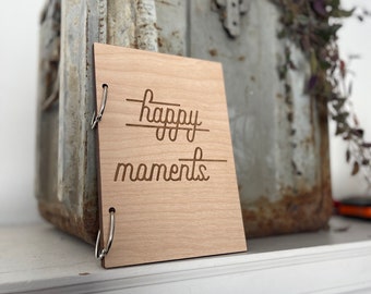 Happy moments  Card holder - Holiday Card holder - gift card organizer - birthday card organizer