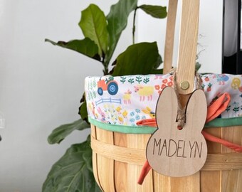 Personalized Easter Basket Tag - Easter Gift Basket - Easter Name Tag - Personalized Gift Tag