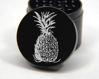 Pineapple Express Swingers Party Laser Engraved Aluminum Herb Grinder - 153