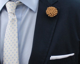 Mens Felt Lapel Pin / Boutonniere