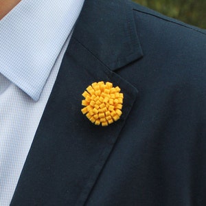 Mens Felt Lapel Pin / Boutonniere