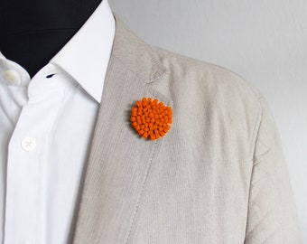 Mens Felt Lapel Pin / Boutonniere