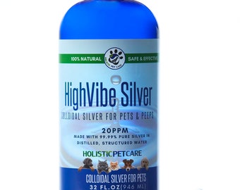 HighVIbe Colloidal Silver for Pets- 20 PPM