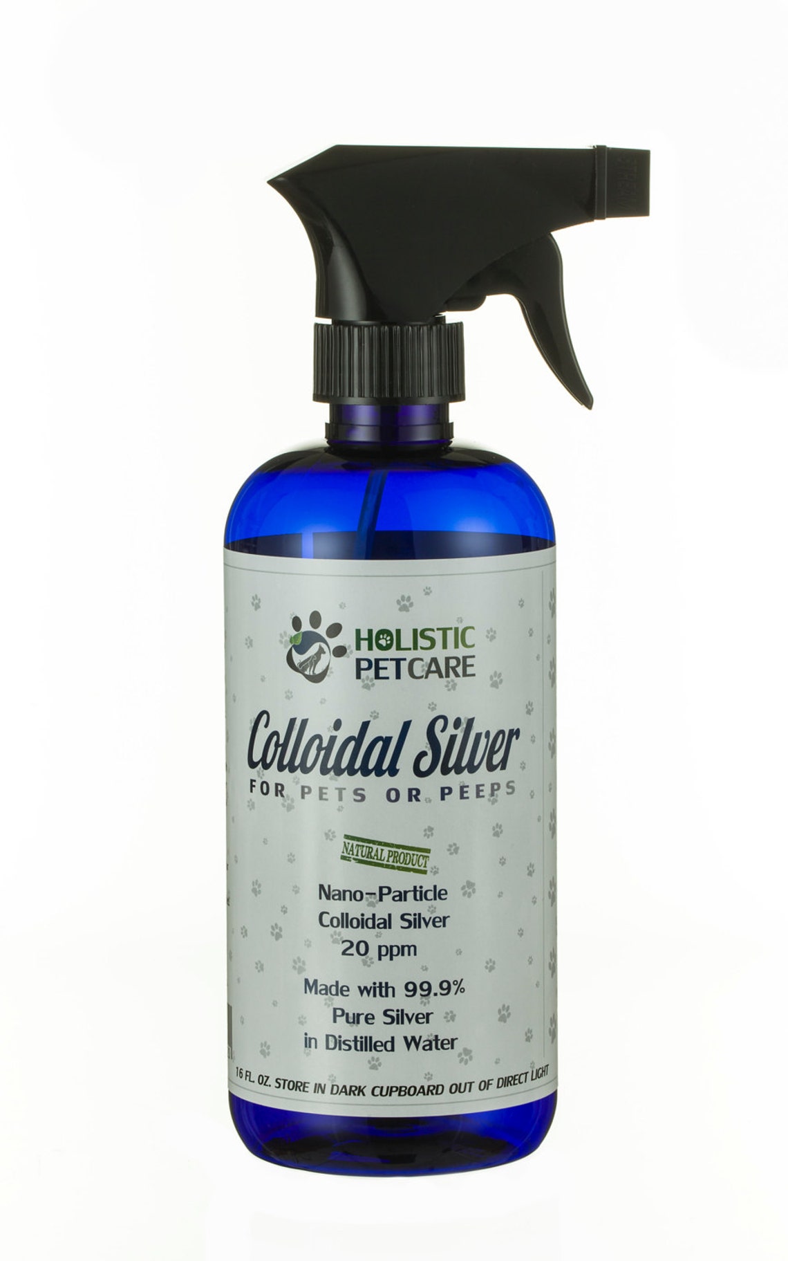 16 oz Colloidal Silver for Pets 20 PPM Wound/Hot Spot Spray | Etsy