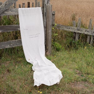 CUSTOM Linen Welcome Sign // Linen Wedding Sign // Fabric Wedding Sign // Welcome Wedding Sign // Custom Signage // Linen Welcome Sign