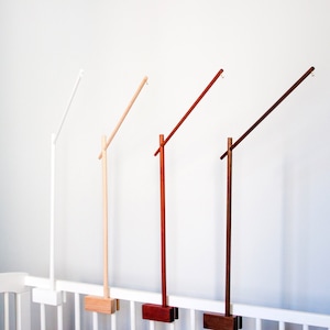 Eco Natural Baby Mobile Hanger 75х40cm (30x16&#39;&#39;), Baby Crib Wooden Mobile Arm, Baby Mobile Crib Holder, Nursery Mobile Crib Holder, Nursery